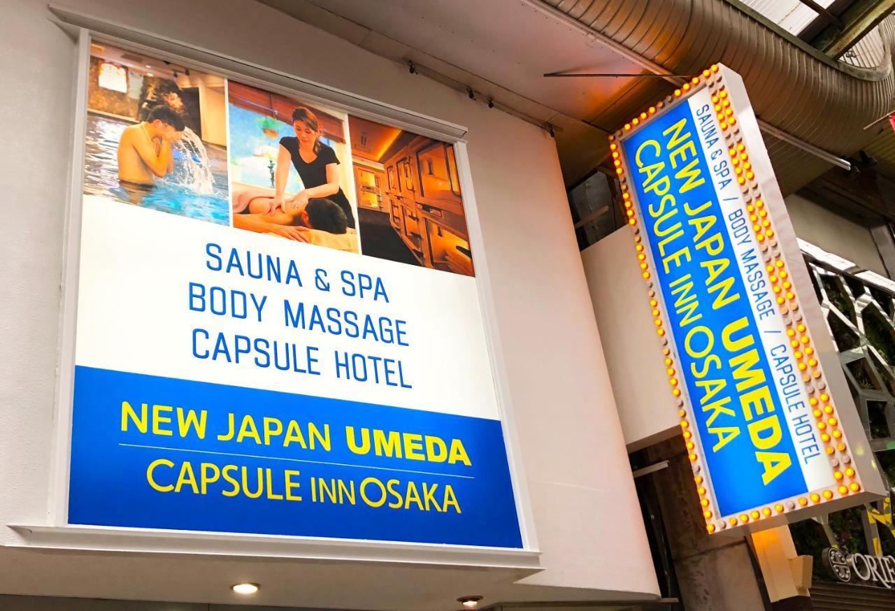 Capsule Inn Osaka Exteriör bild